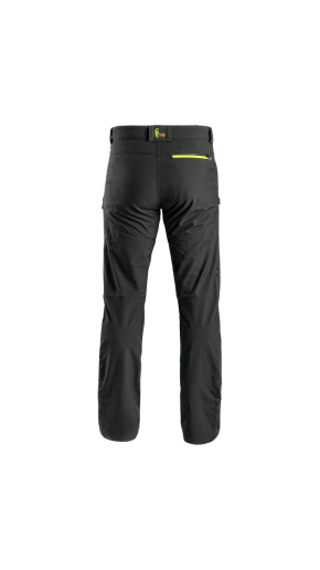 Kelnės AKRON Softshell, juodos/hi-vis 1