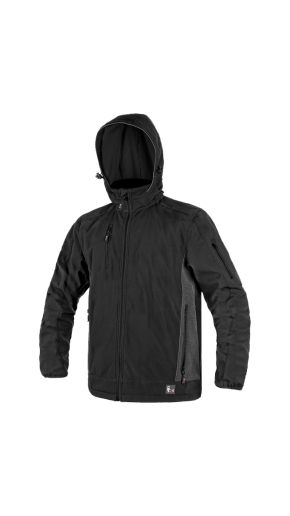 Striukė darbui DURHAM Softshell, juoda